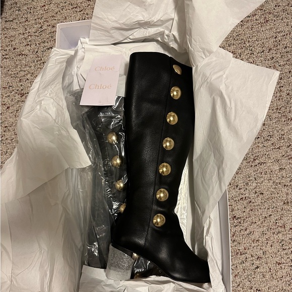 Brand New With Box Chloe Knee high boots. - Picture 5 of 14